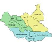 Map of South Sudan