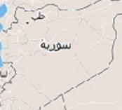 Map showing Syria