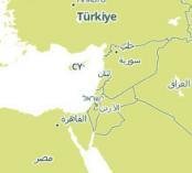 map showing Turkey