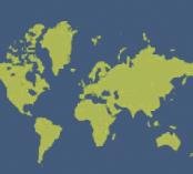 Map of world